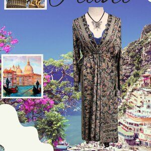 Bohemian Paisley Long Dress